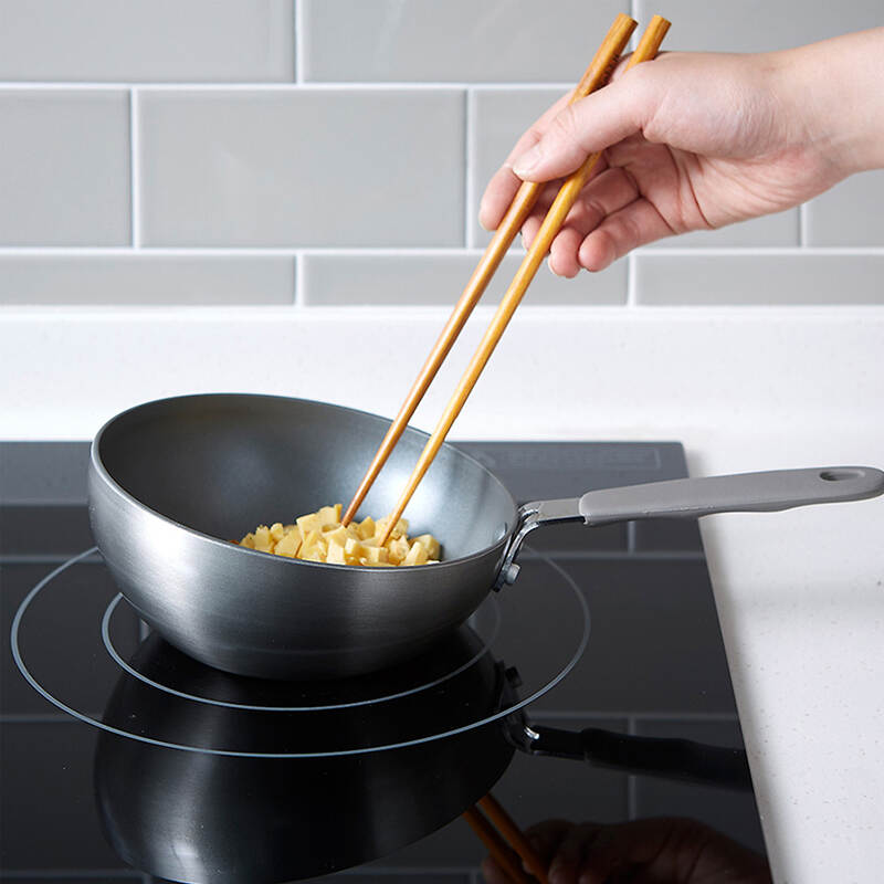 Chảo Wok Locknlock Handycook Có Tay Cầm 15.5Cm - Màu Xám - LHD1165, , large image number null